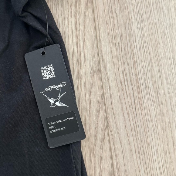 Ed Hardy Crawling Rhinestone Tee - Picture 2 of 5